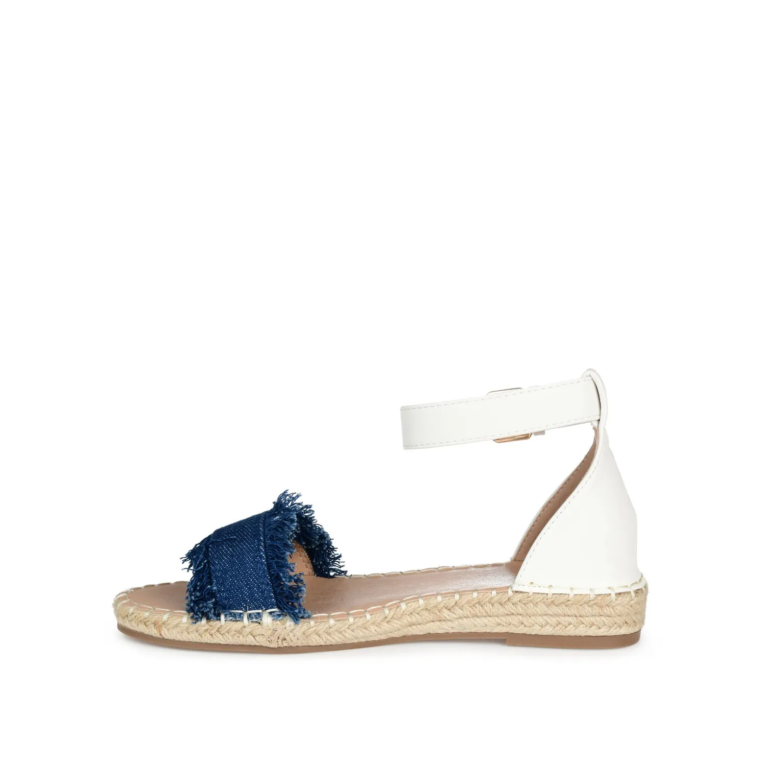 TRISTEEN ESPADRILLE SANDALS IN FABRIC light sole