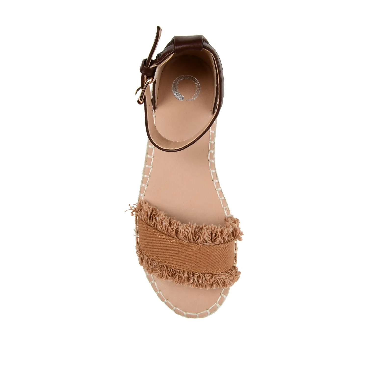 TRISTEEN ESPADRILLE SANDALS IN FABRIC light sole