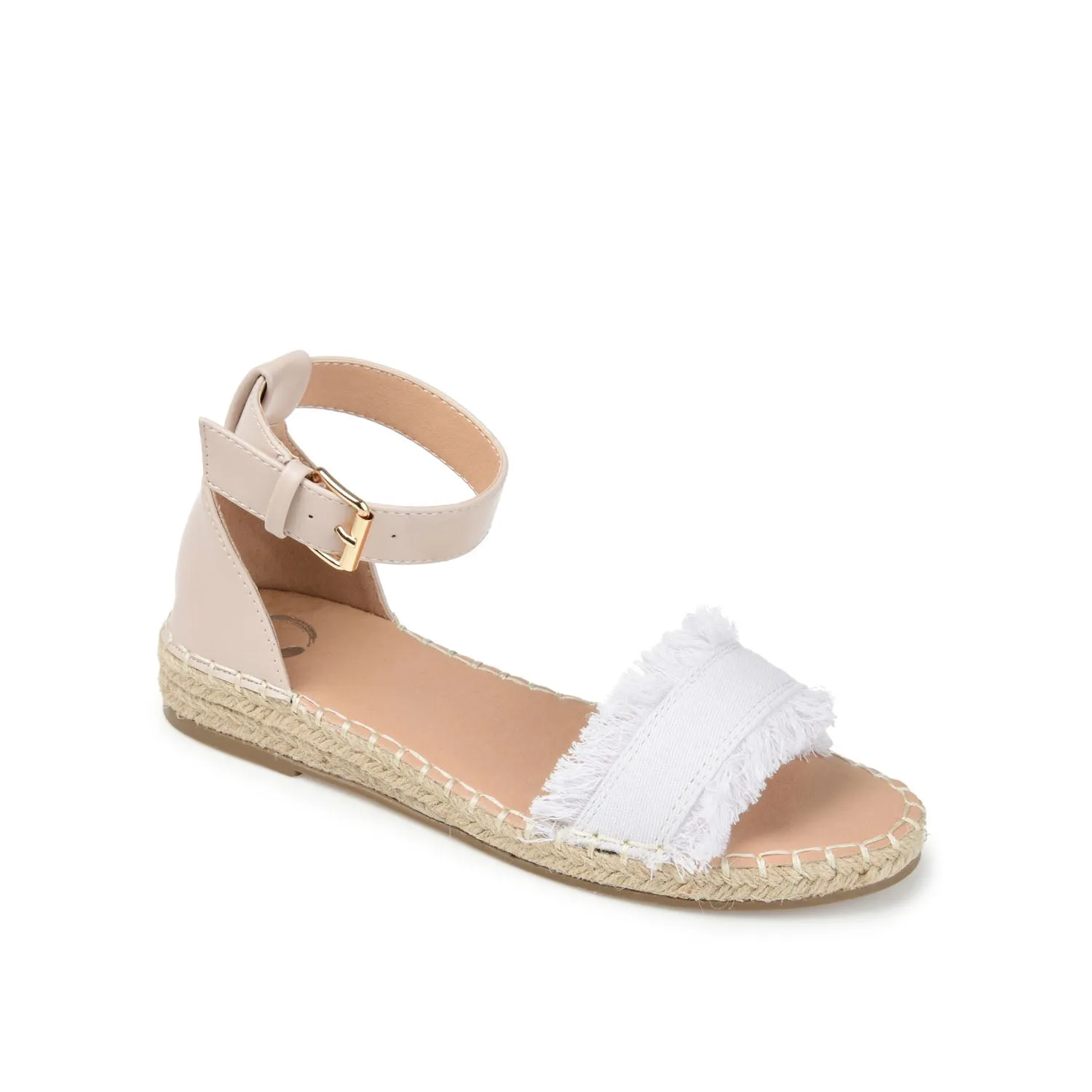 TRISTEEN ESPADRILLE SANDALS IN FABRIC light sole
