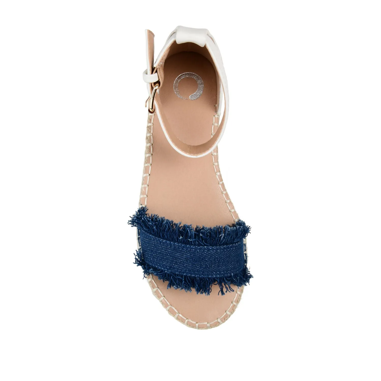TRISTEEN ESPADRILLE SANDALS IN FABRIC light sole