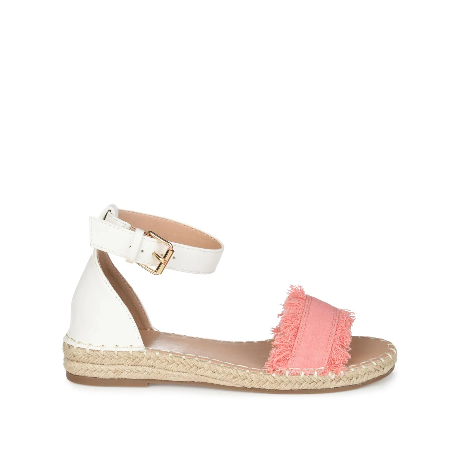 TRISTEEN ESPADRILLE SANDALS IN FABRIC light sole
