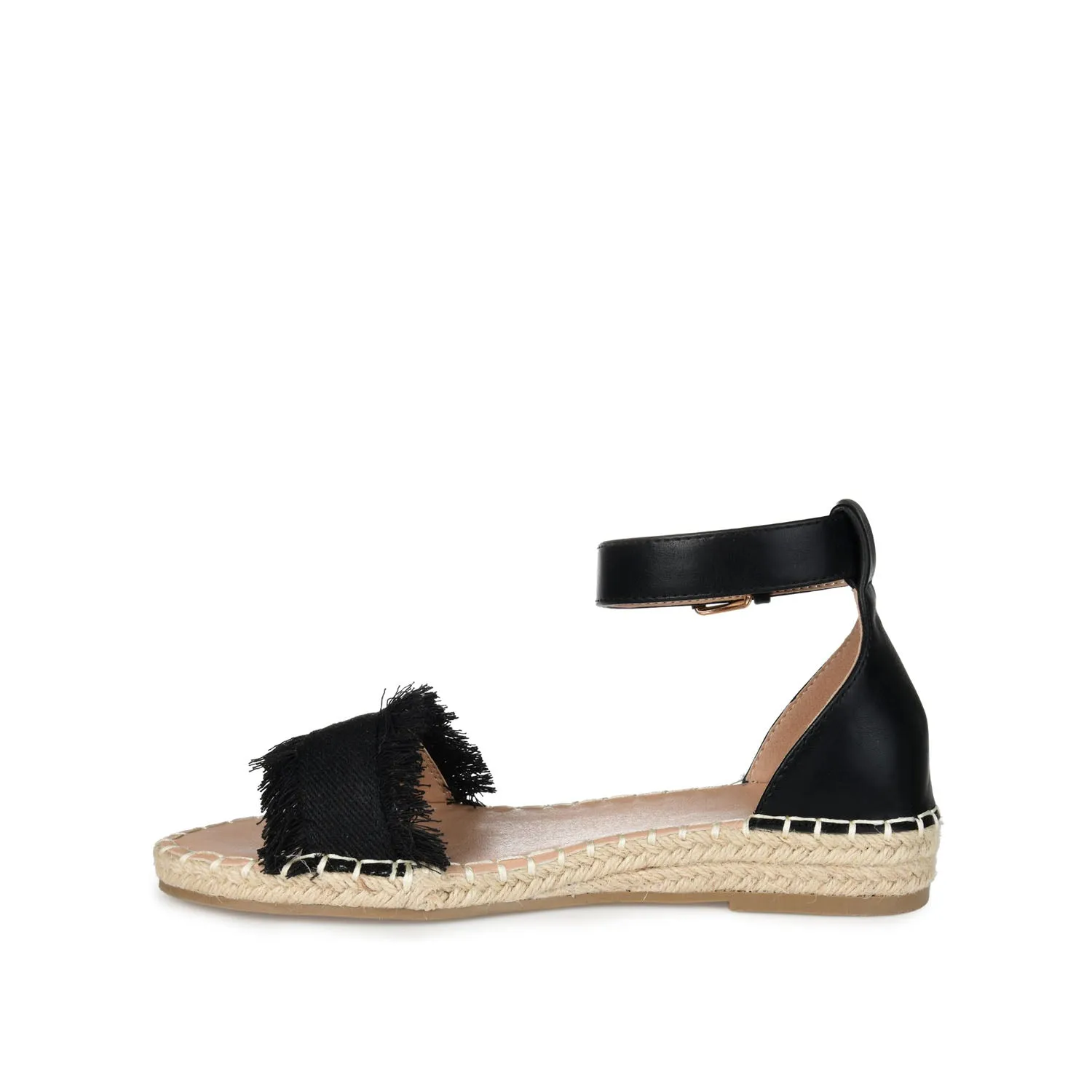 TRISTEEN ESPADRILLE SANDALS IN FABRIC light sole