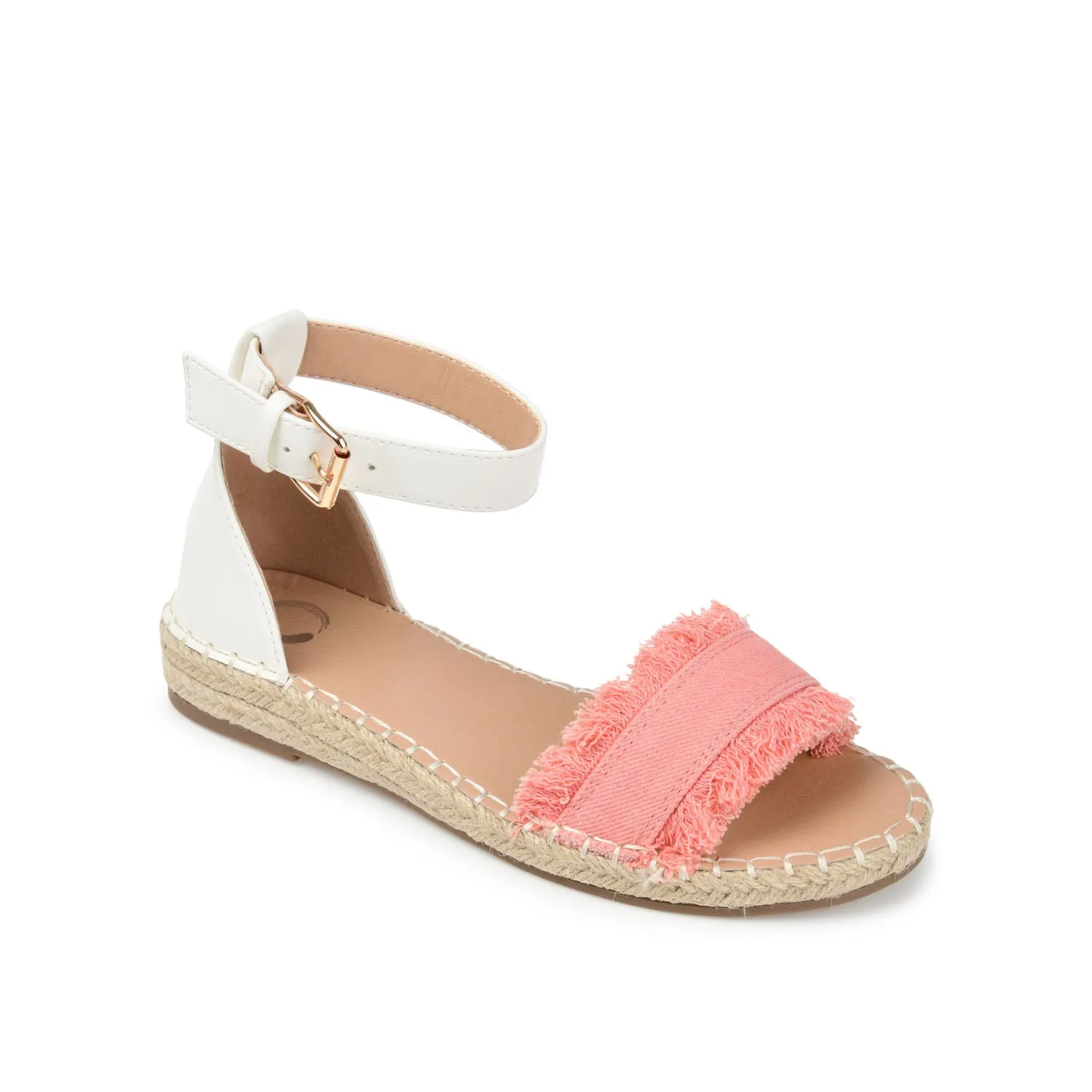 TRISTEEN ESPADRILLE SANDALS IN FABRIC light sole