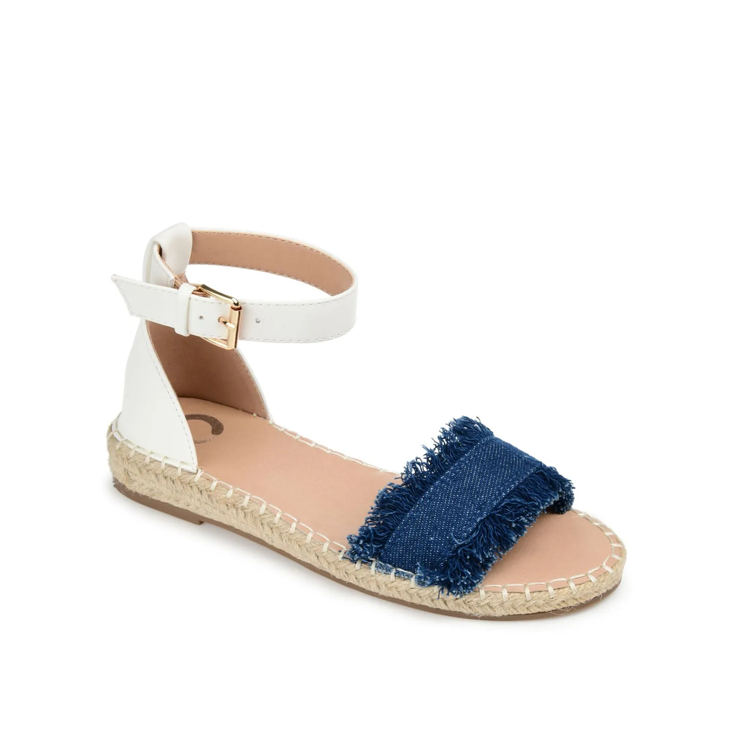 TRISTEEN ESPADRILLE SANDALS IN FABRIC light sole