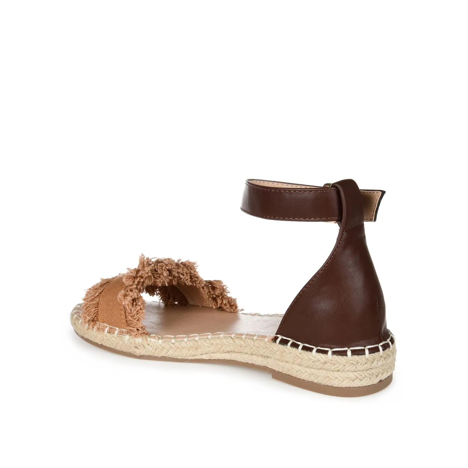 TRISTEEN ESPADRILLE SANDALS IN FABRIC light sole