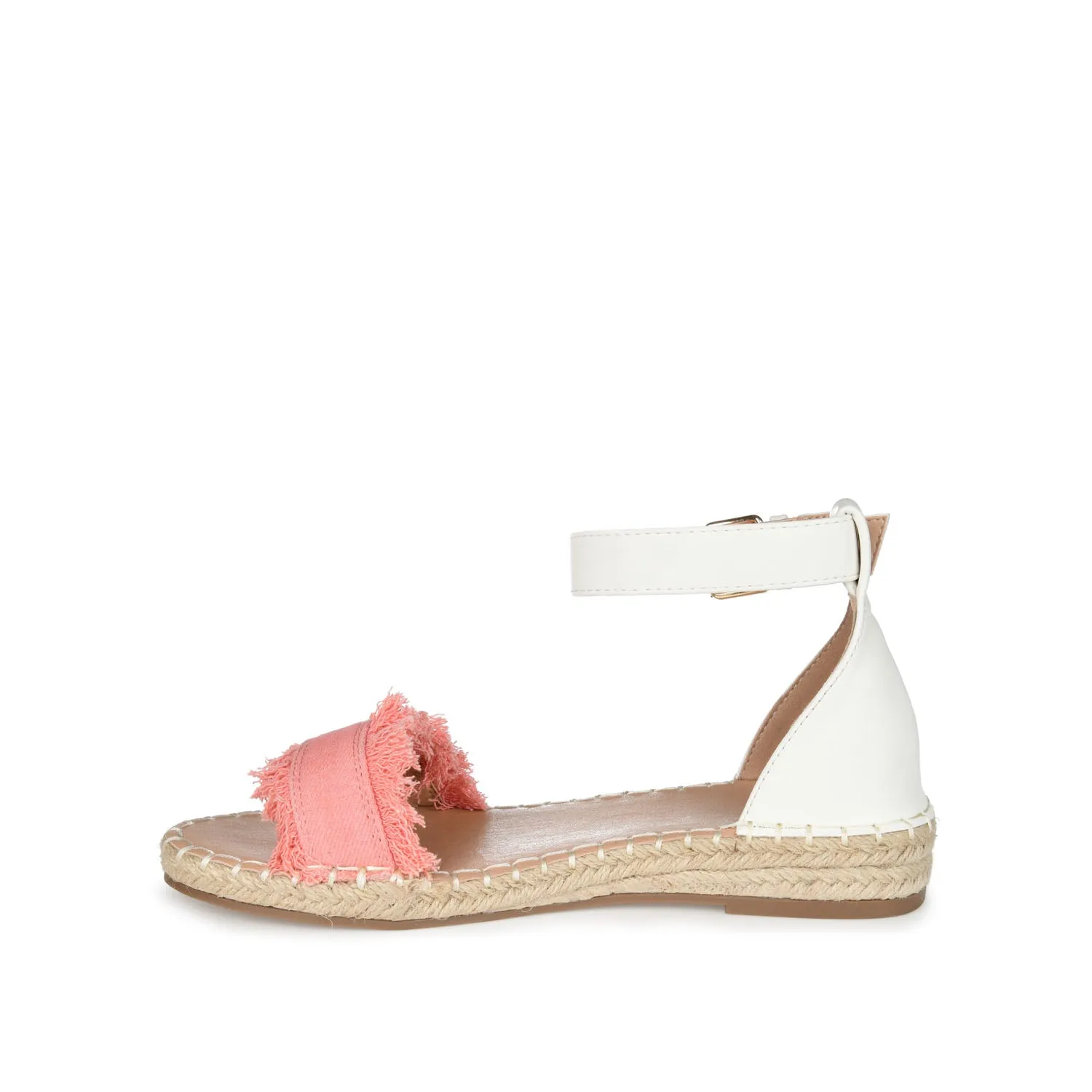 TRISTEEN ESPADRILLE SANDALS IN FABRIC light sole