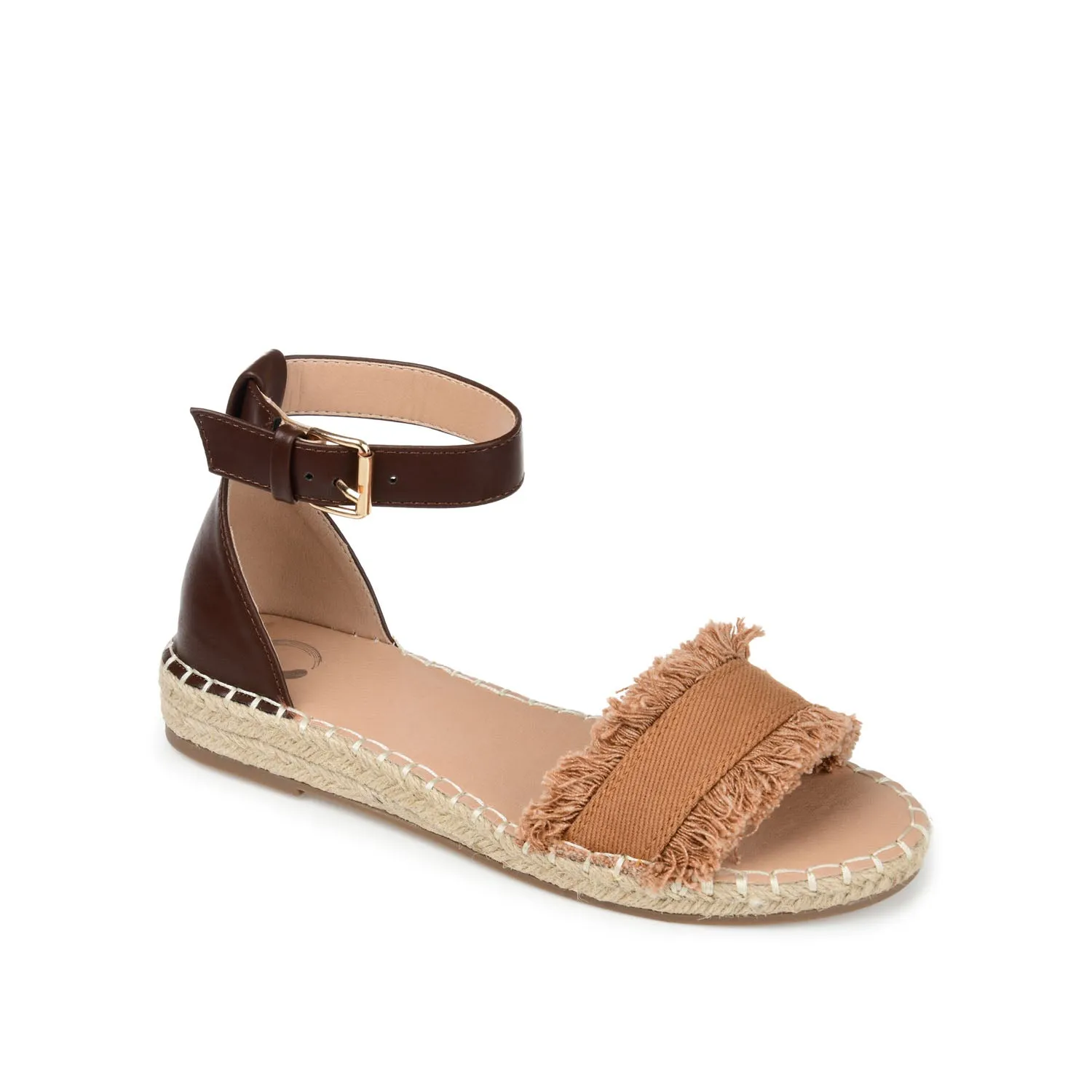 TRISTEEN ESPADRILLE SANDALS IN FABRIC light sole