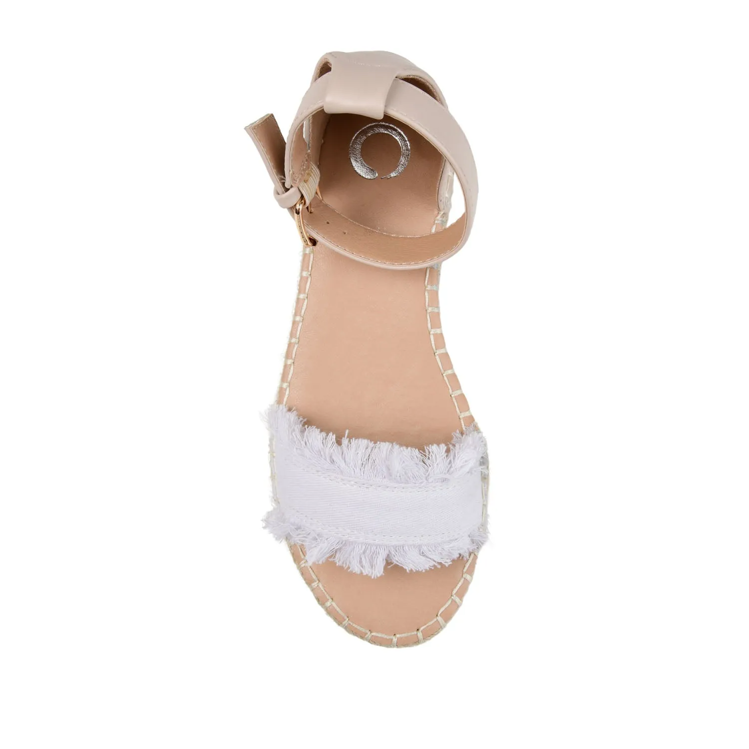 TRISTEEN ESPADRILLE SANDALS IN FABRIC light sole
