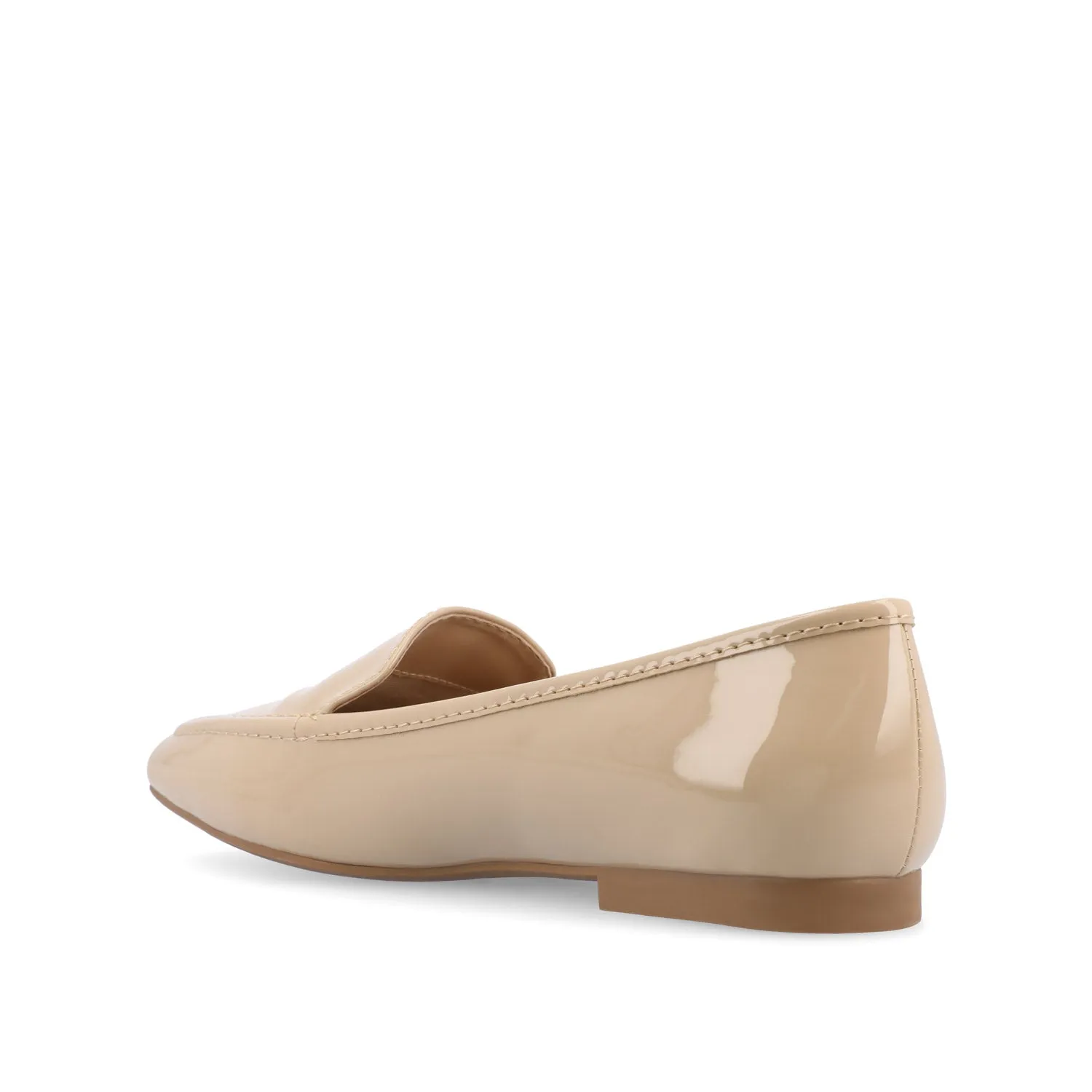 TULLIE SLIP-ON LOAFER FLATS IN FAUX SUEDE city look