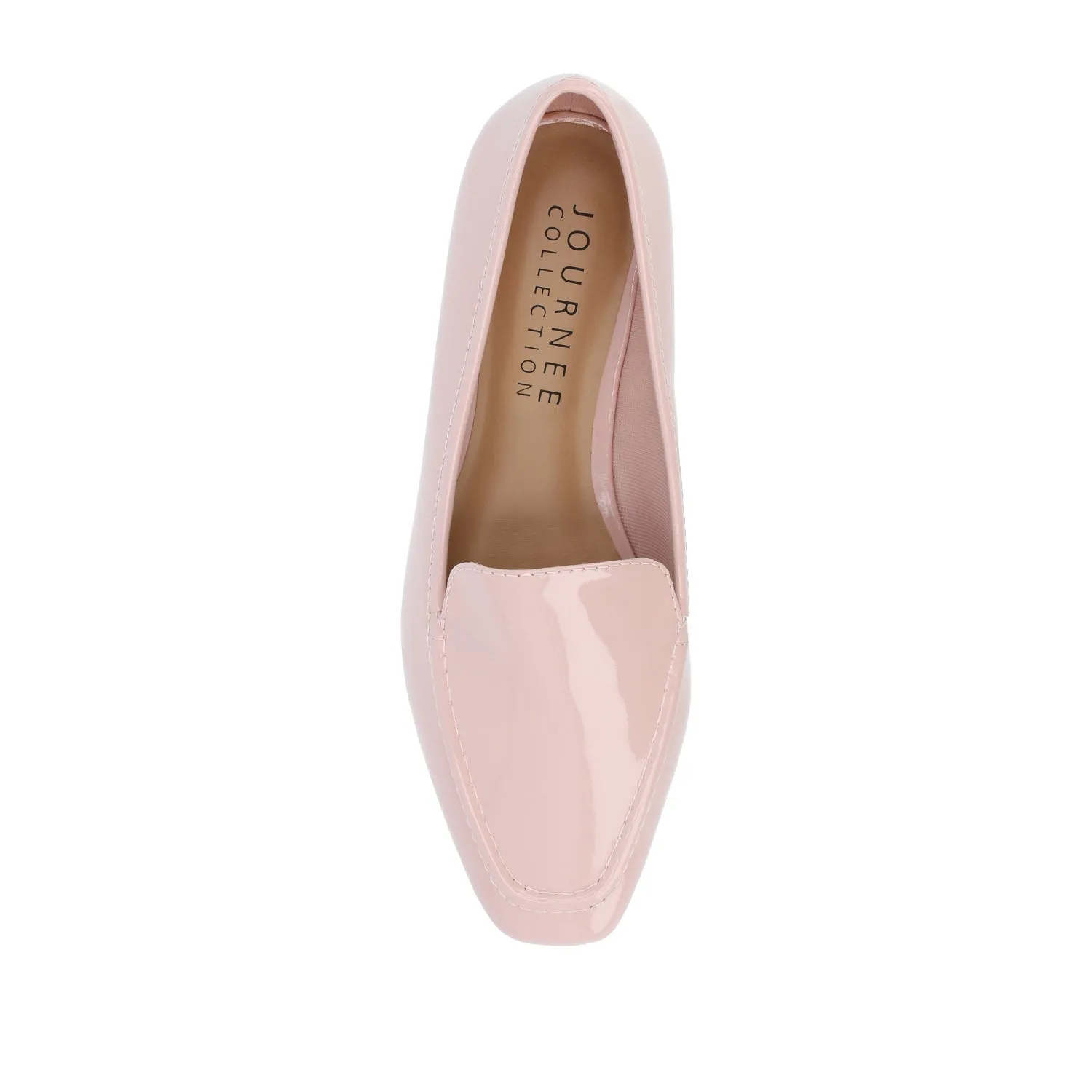 TULLIE SLIP-ON LOAFER FLATS IN FAUX SUEDE city look