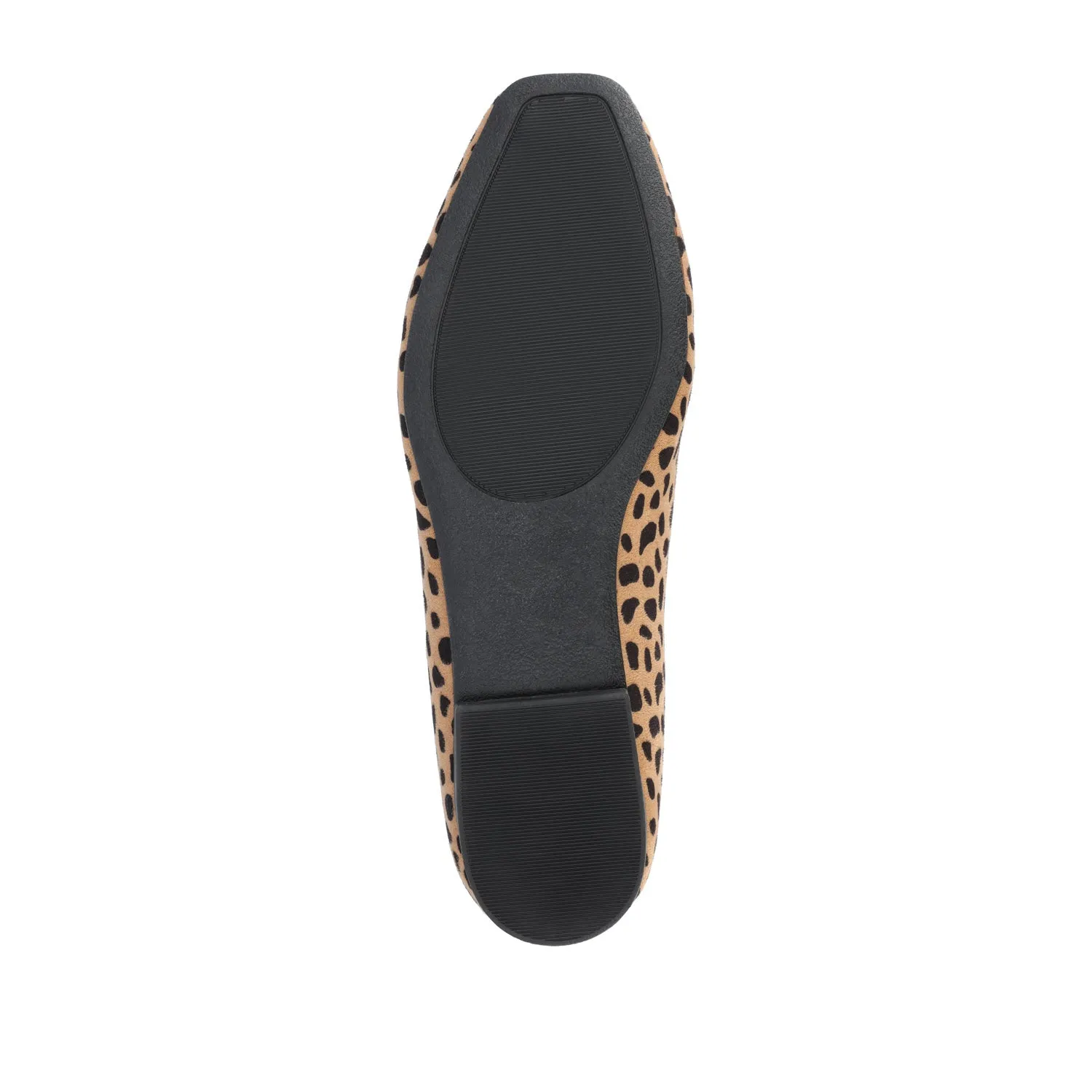 TULLIE SLIP-ON LOAFER FLATS IN FAUX SUEDE city look