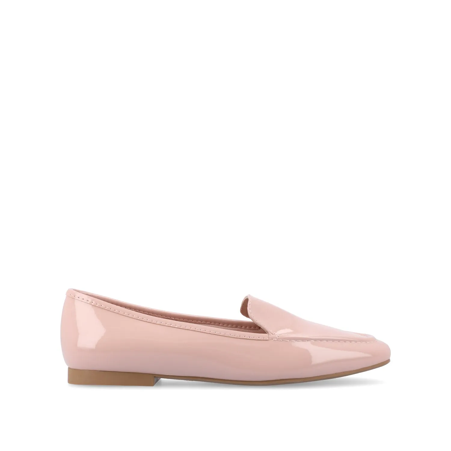 TULLIE SLIP-ON LOAFER FLATS IN FAUX SUEDE city look