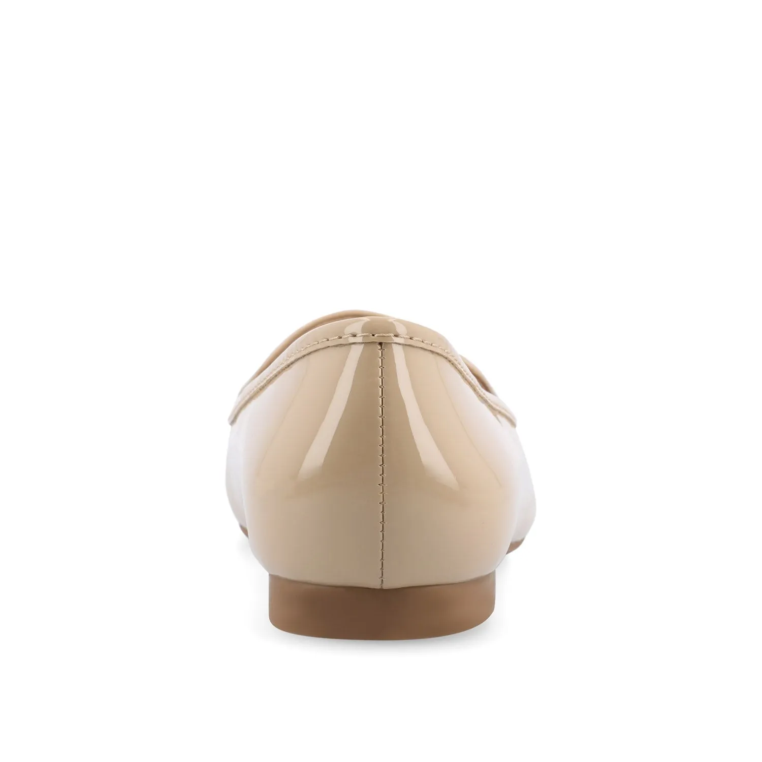 TULLIE SLIP-ON LOAFER FLATS IN FAUX SUEDE city look