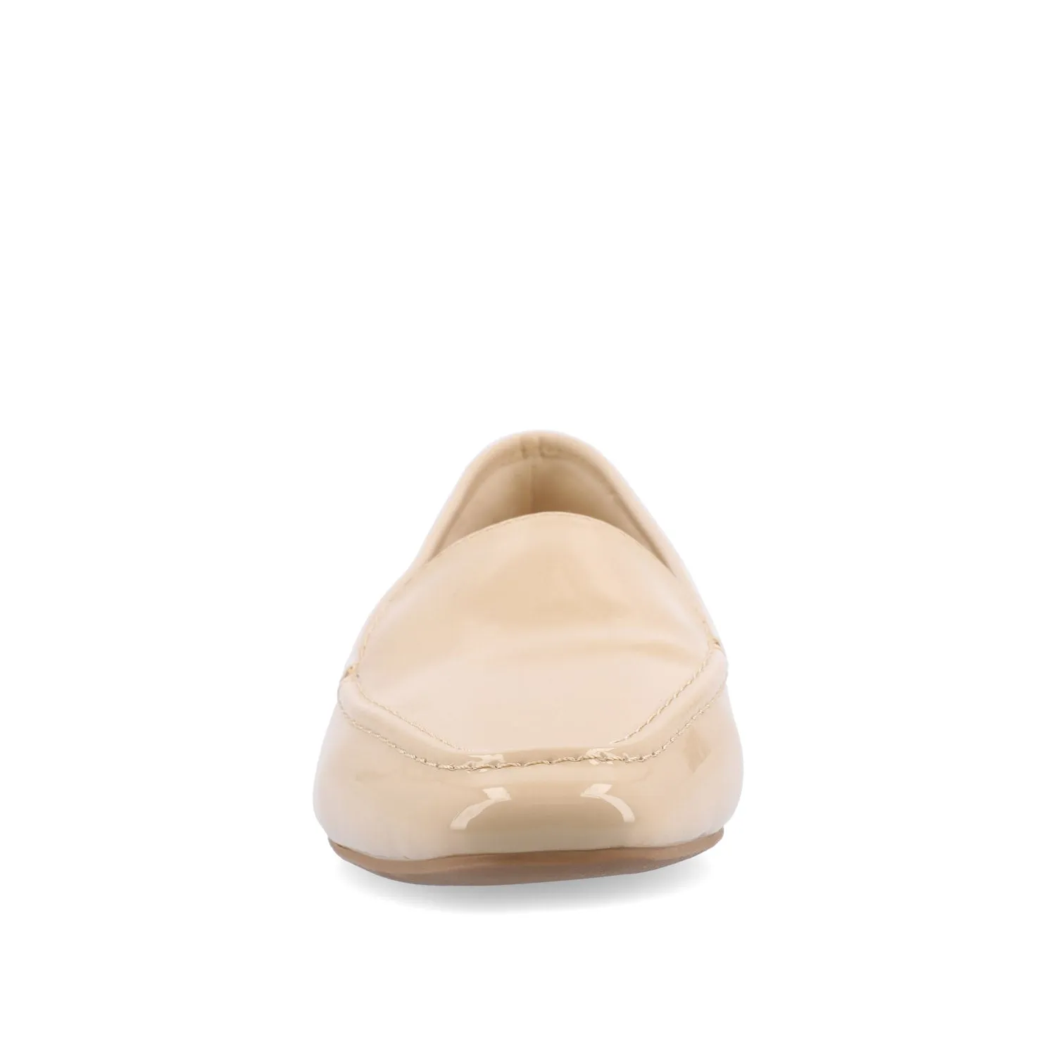 TULLIE SLIP-ON LOAFER FLATS IN FAUX SUEDE city look
