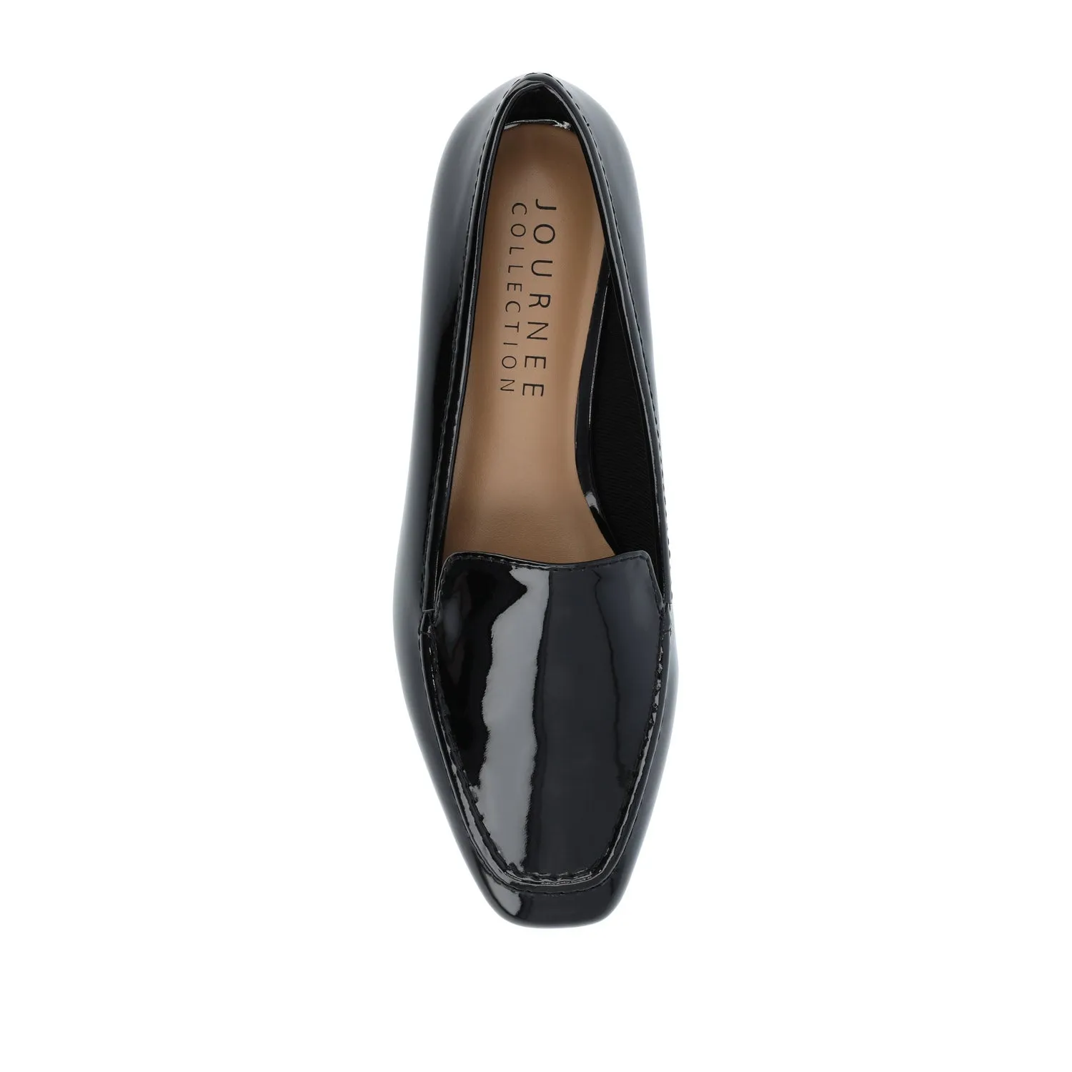 TULLIE SLIP-ON LOAFER FLATS IN FAUX SUEDE city look