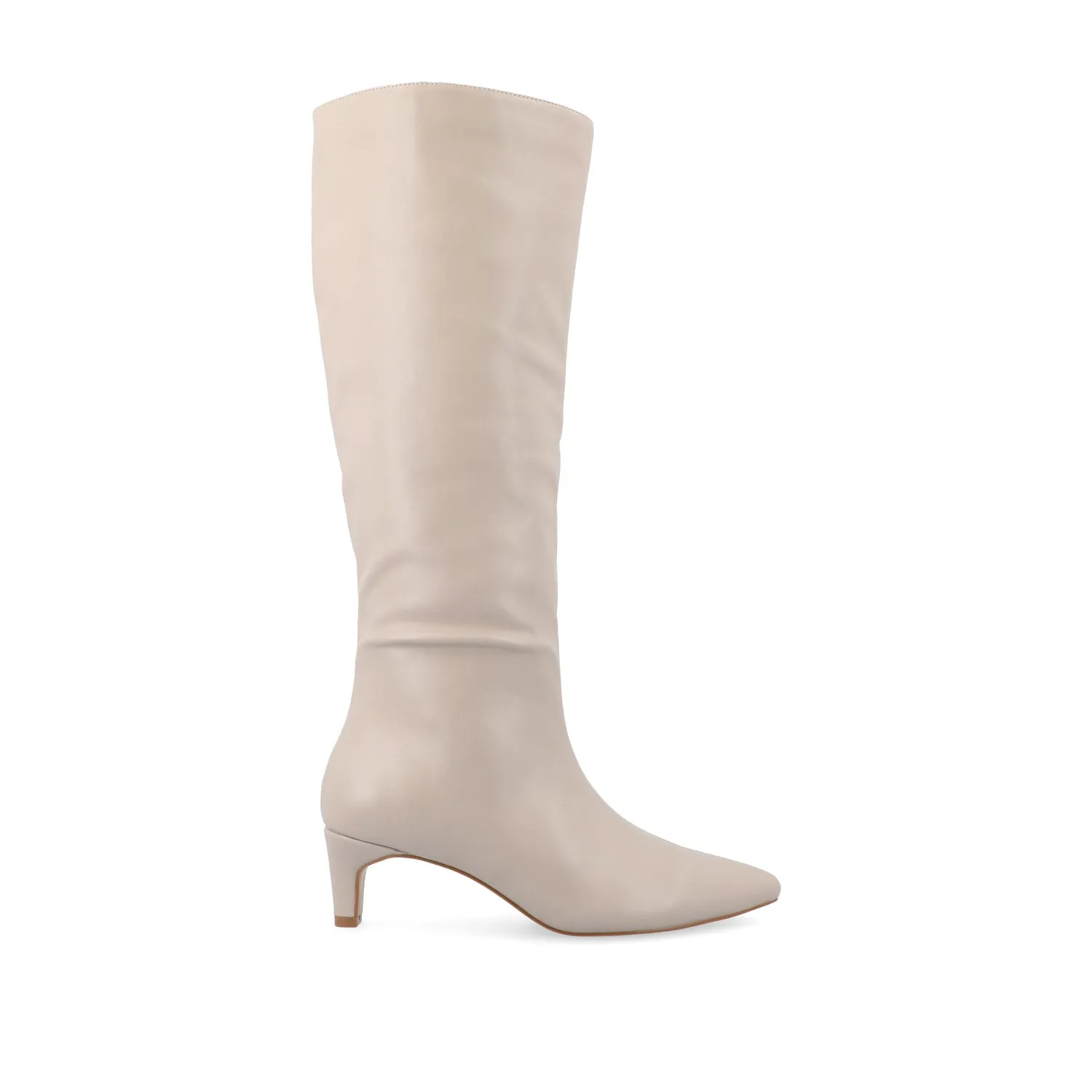 TULLIP KNEE HIGH BOOTS IN FAUX LEATHER forest vibe