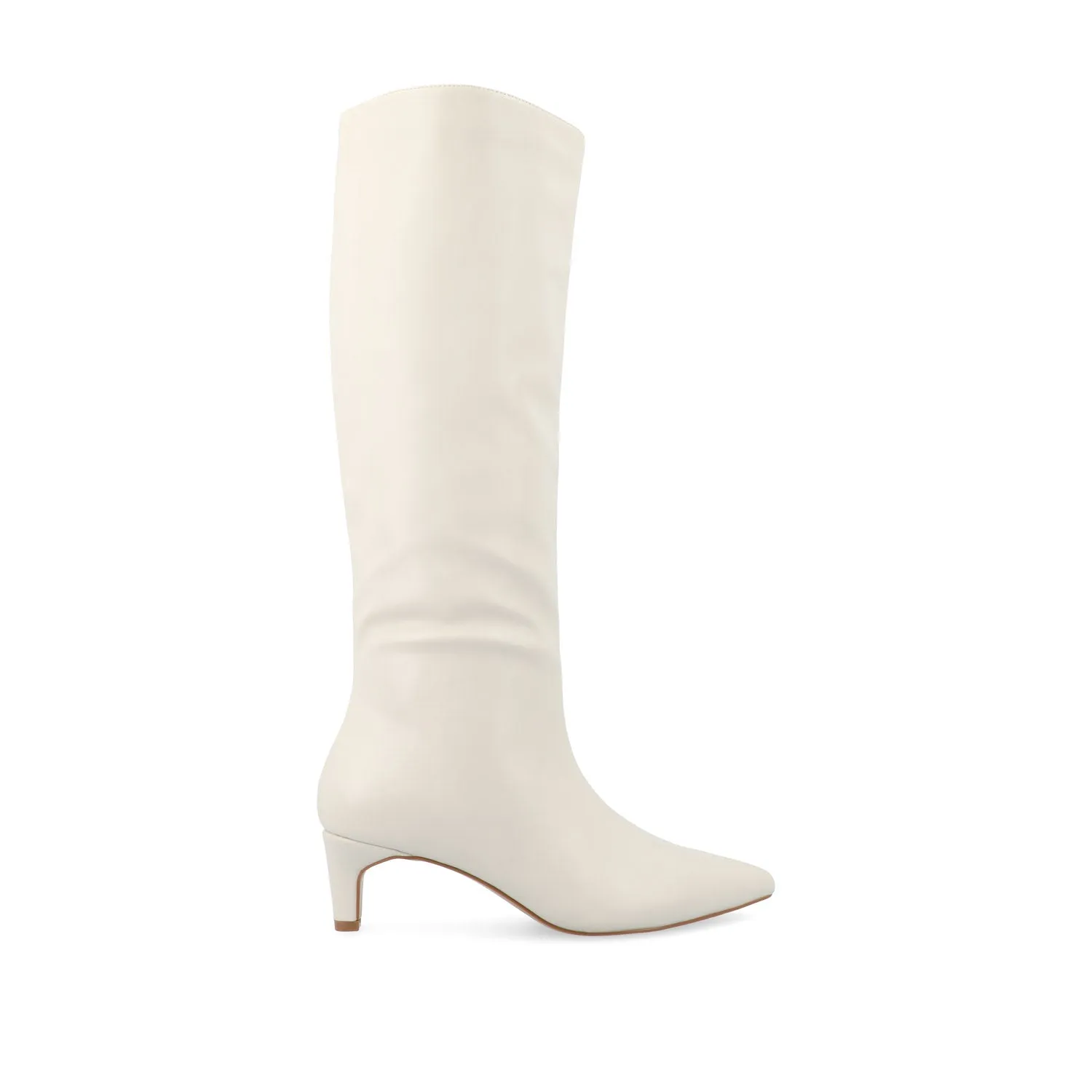 TULLIP KNEE HIGH BOOTS IN FAUX LEATHER forest vibe
