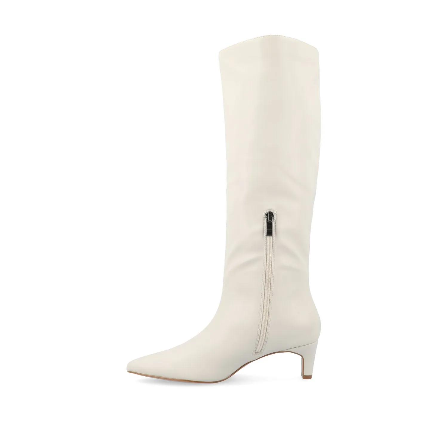 TULLIP KNEE HIGH BOOTS IN FAUX LEATHER forest vibe