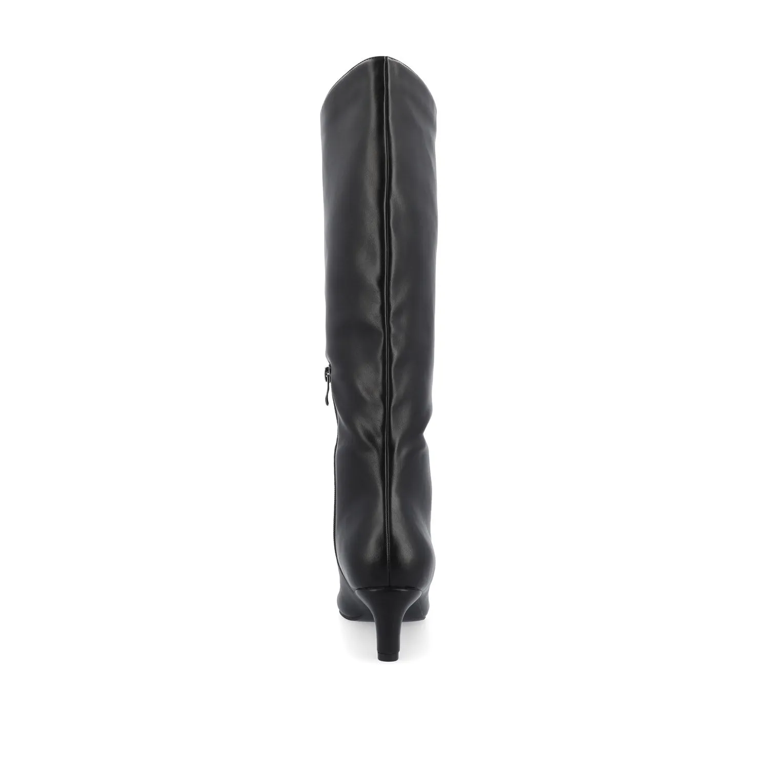 TULLIP KNEE HIGH BOOTS IN FAUX LEATHER forest vibe