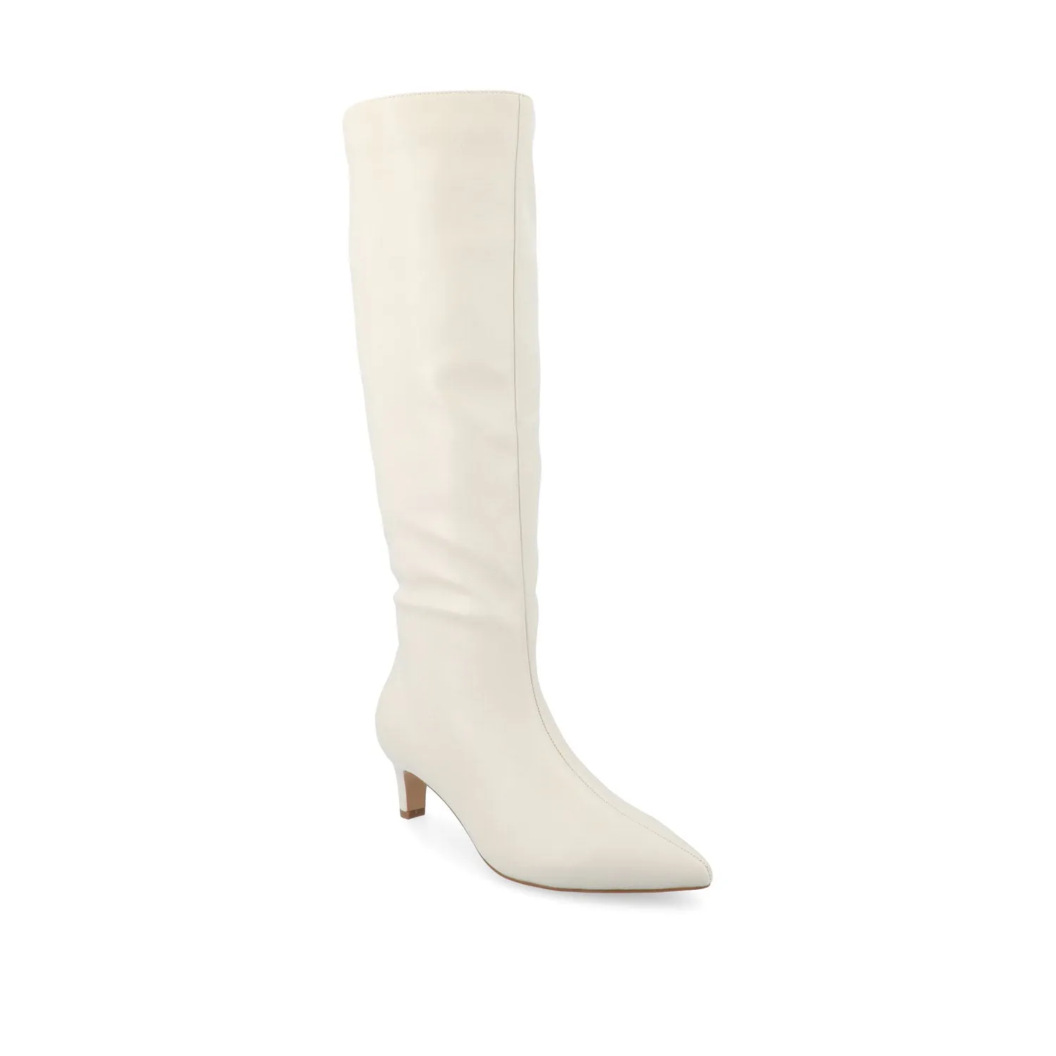 TULLIP KNEE HIGH BOOTS IN FAUX LEATHER forest vibe