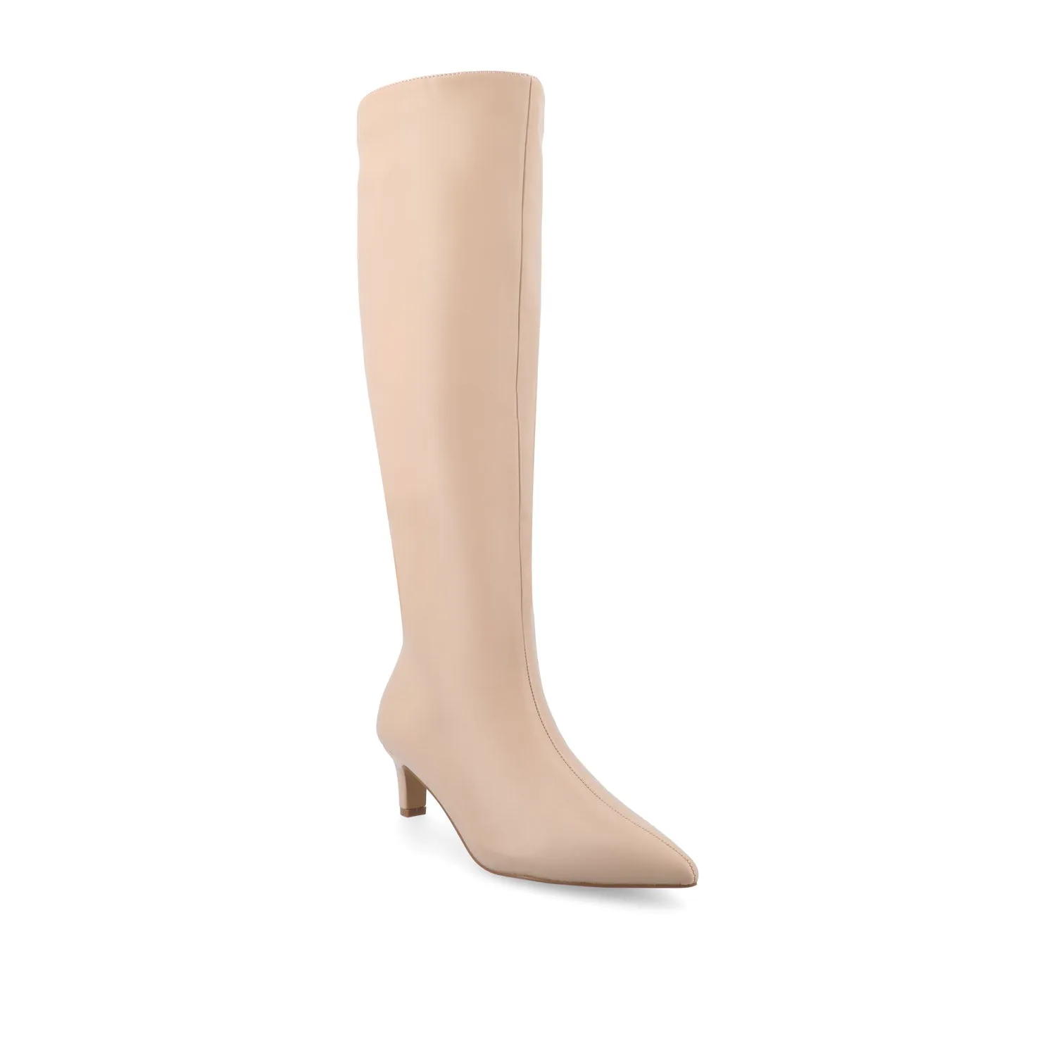 TULLIP KNEE HIGH BOOTS IN FAUX LEATHER forest vibe
