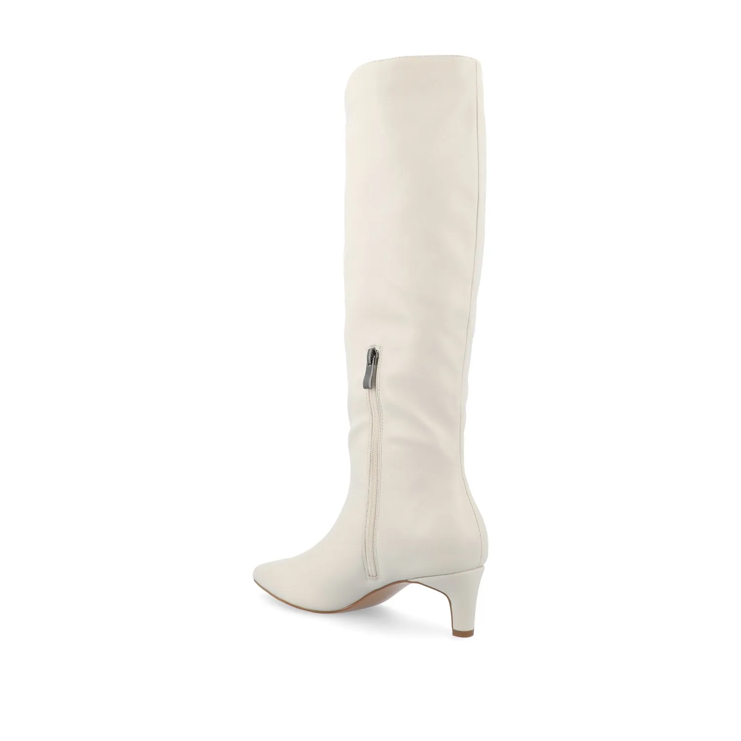 TULLIP KNEE HIGH BOOTS IN FAUX LEATHER forest vibe