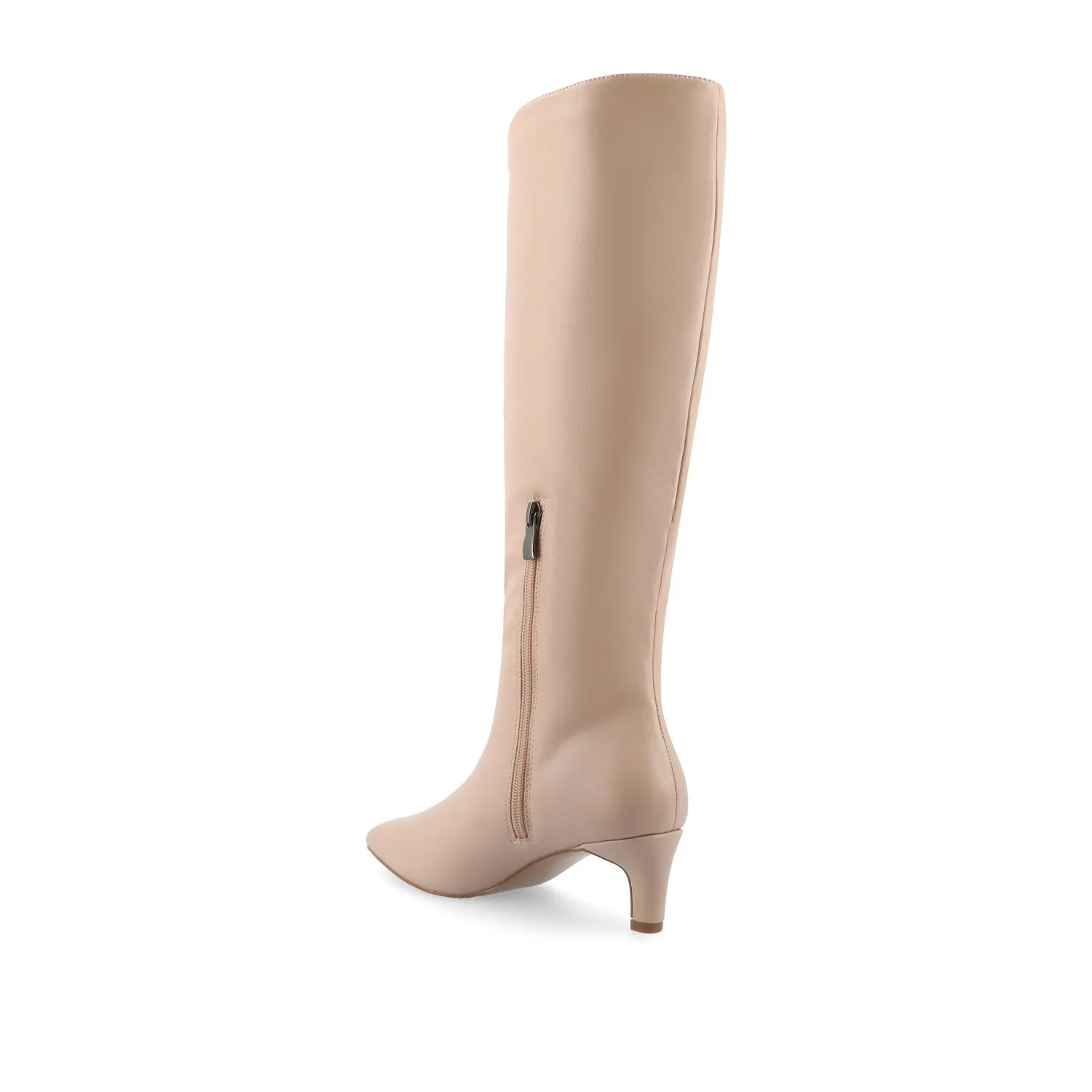 TULLIP KNEE HIGH BOOTS IN FAUX LEATHER forest vibe