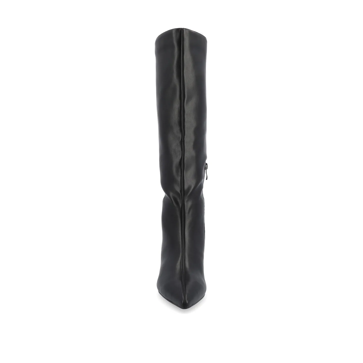 TULLIP KNEE HIGH BOOTS IN FAUX LEATHER forest vibe
