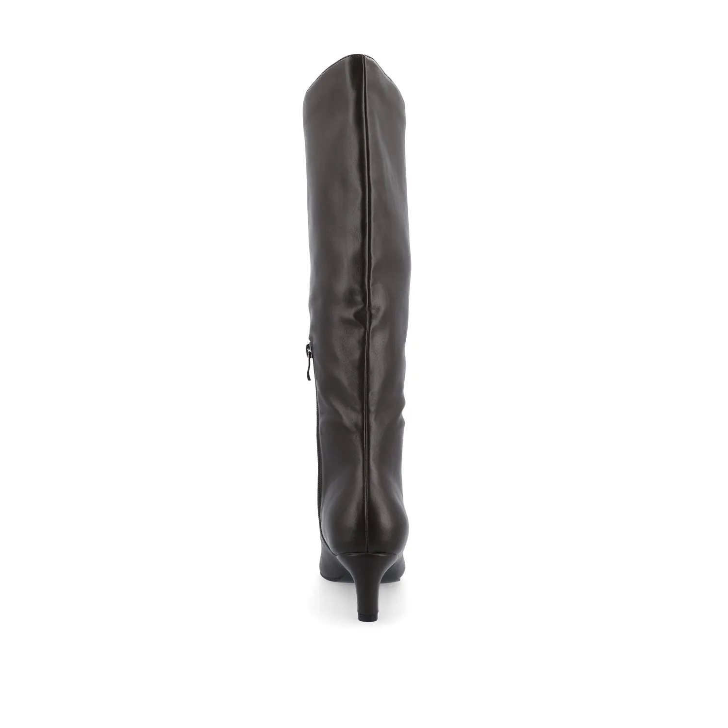 TULLIP KNEE HIGH BOOTS IN FAUX LEATHER forest vibe