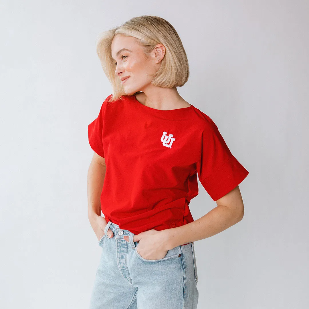 Utah Boss Tee, Crimson move free