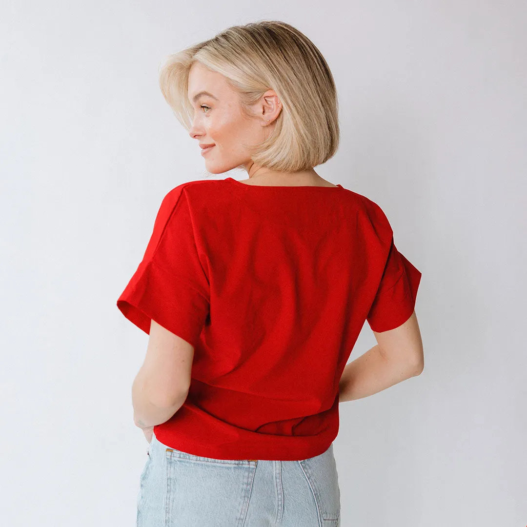 Utah Boss Tee, Crimson move free