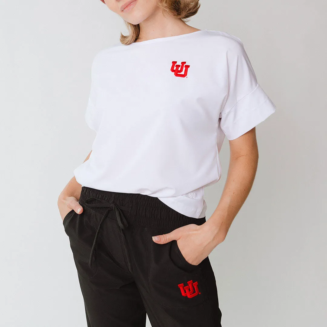 Utah Boss Tee, White bold font