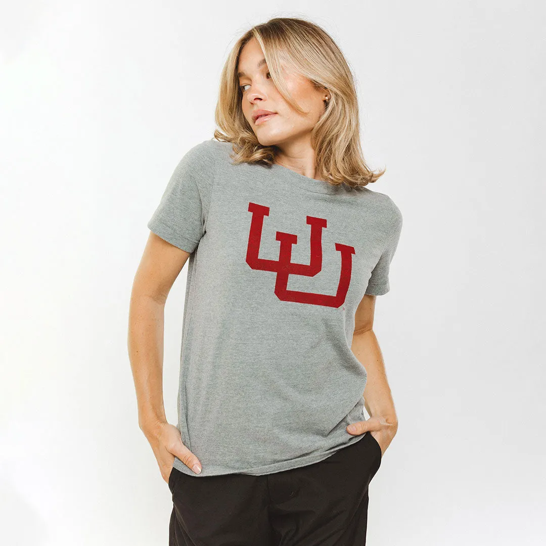 Utah Boyfriend Tee, Grey core item