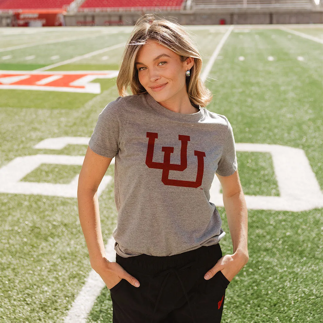 Utah Boyfriend Tee, Grey core item