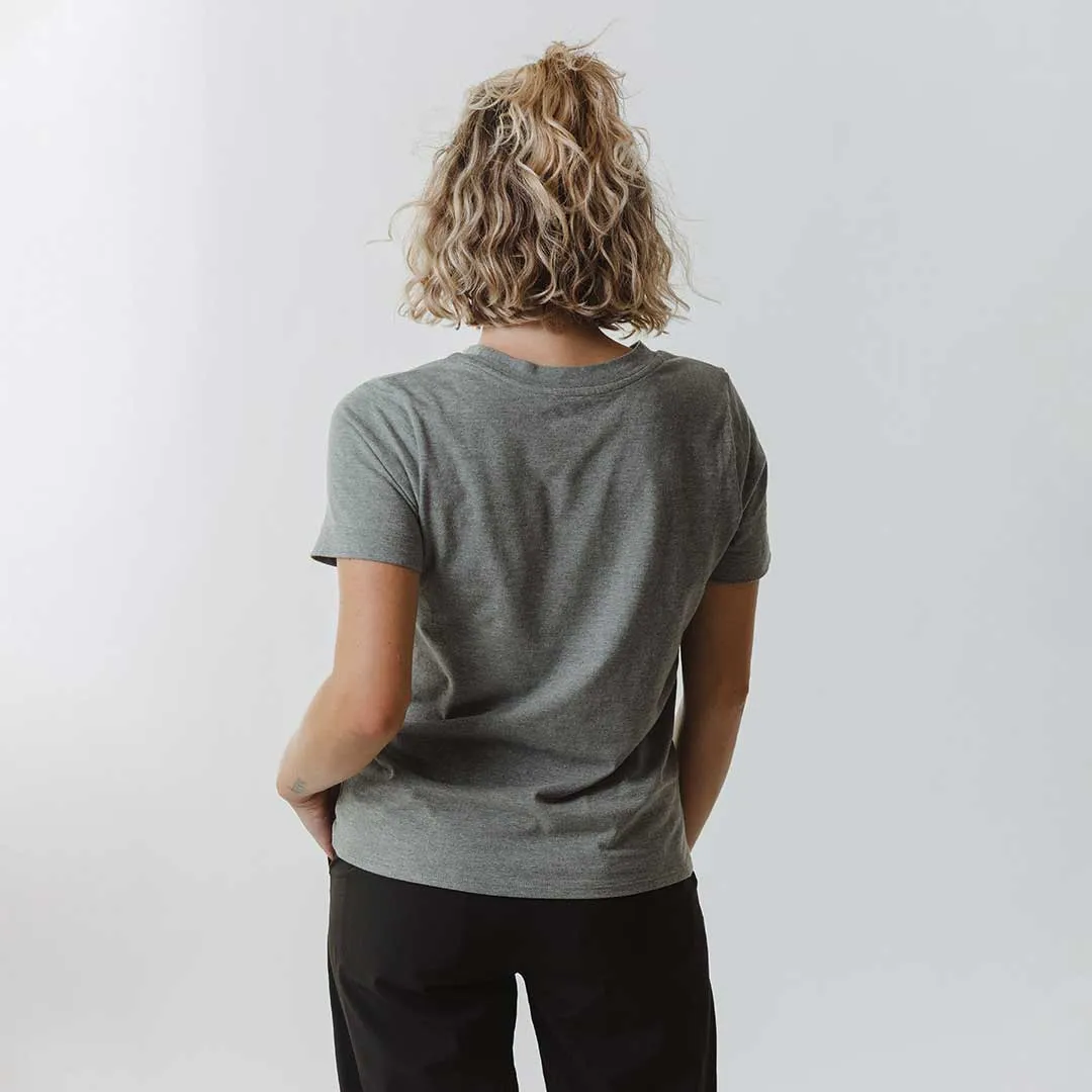 Utah Boyfriend Tee, Grey Till I Die white safe