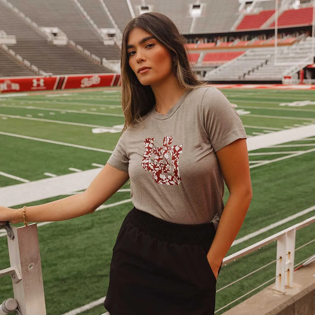 Utah Boyfriend Tee, Grey U of U core item