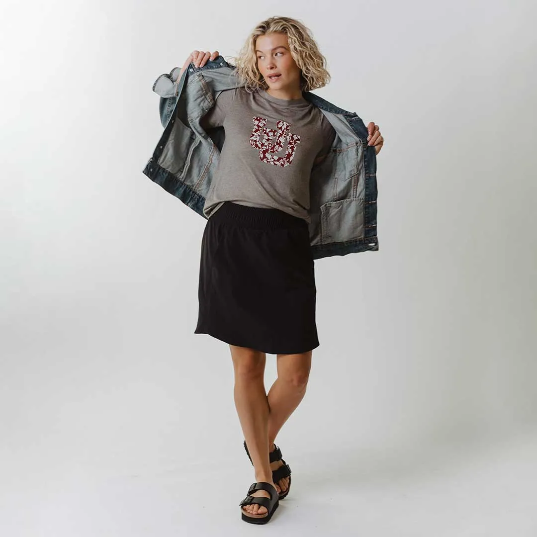 Utah Boyfriend Tee, Grey U of U core item