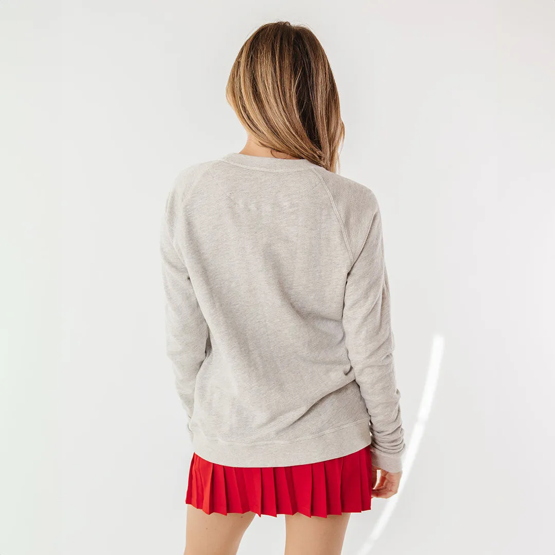 Utah Campus Crew, Heather Grey UU zip mode