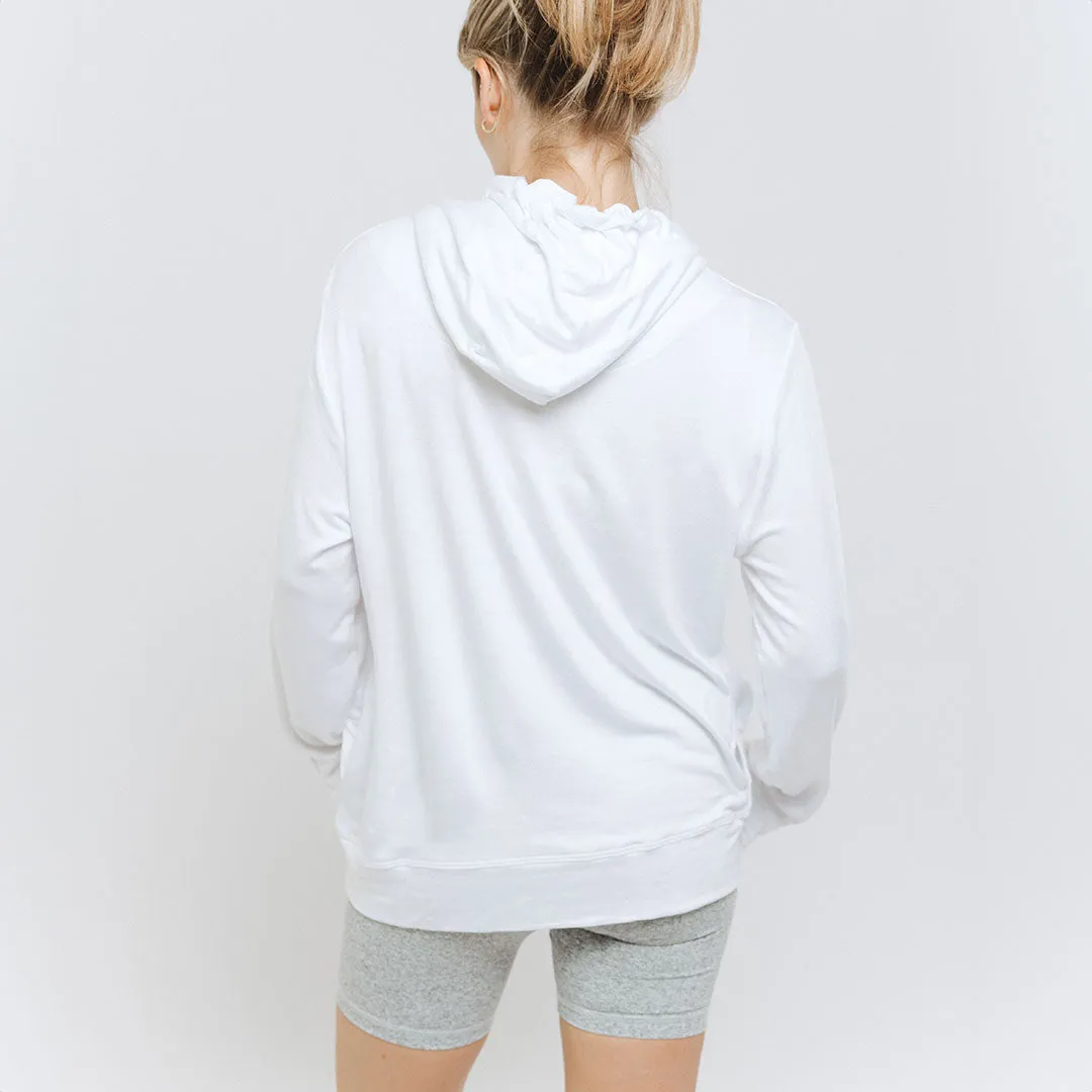 Utah City Pullover,  White plus love