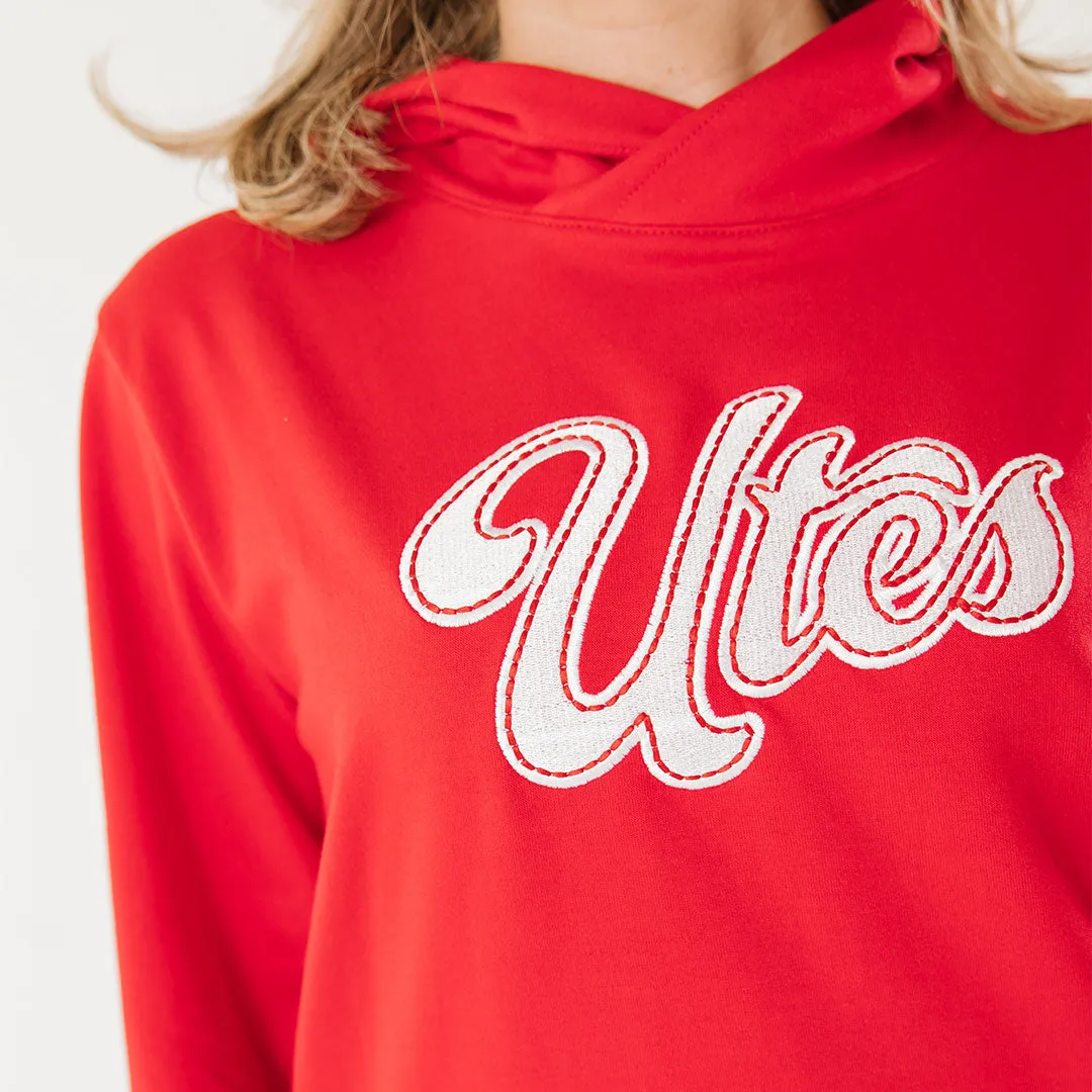 Utah Embroidered City Pullover, Crimson urban rebel