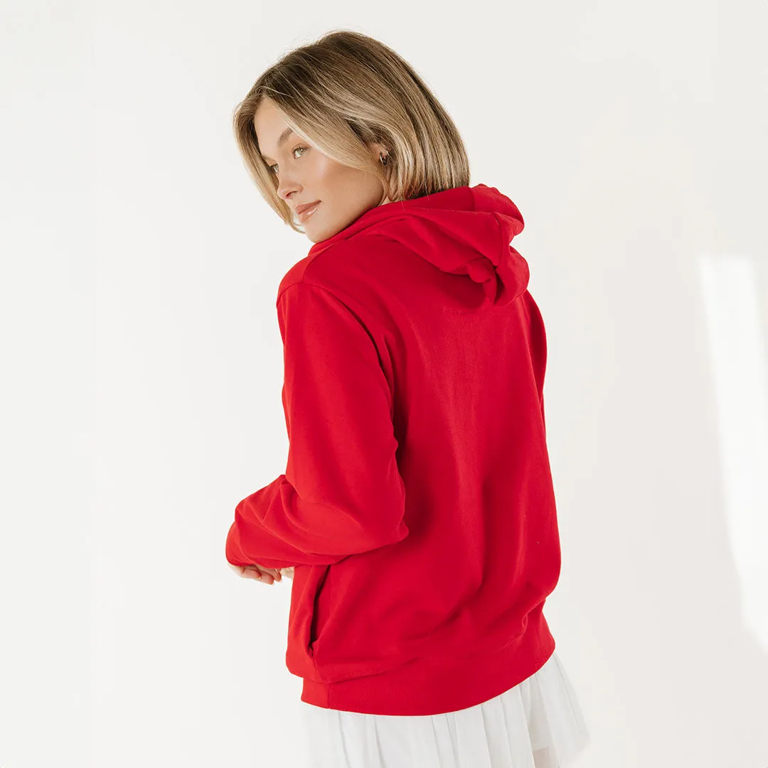 Utah Embroidered City Pullover, Crimson urban rebel