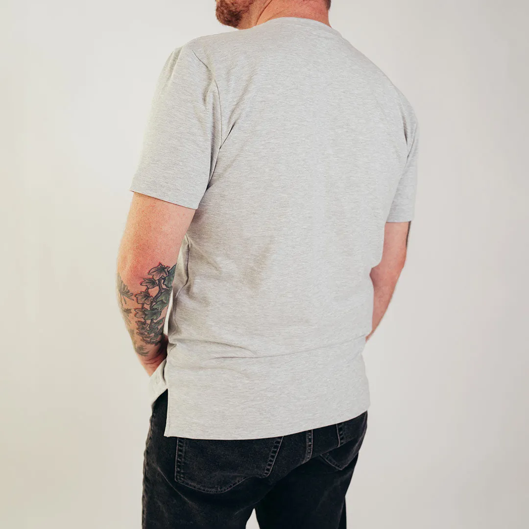 Utah Men's Classic Tee, Heather Grey quote print
