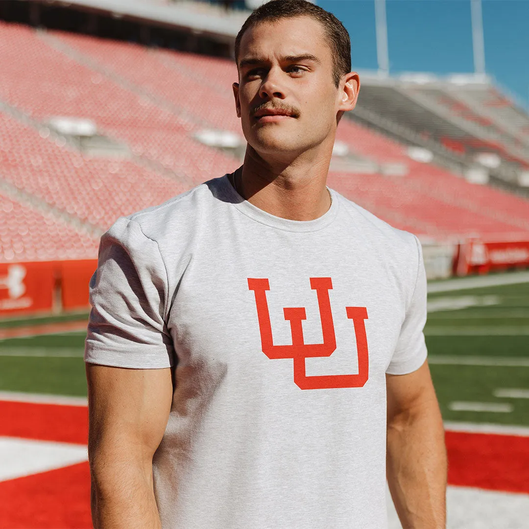 Utah Men's Classic Tee, Heather Grey quote print