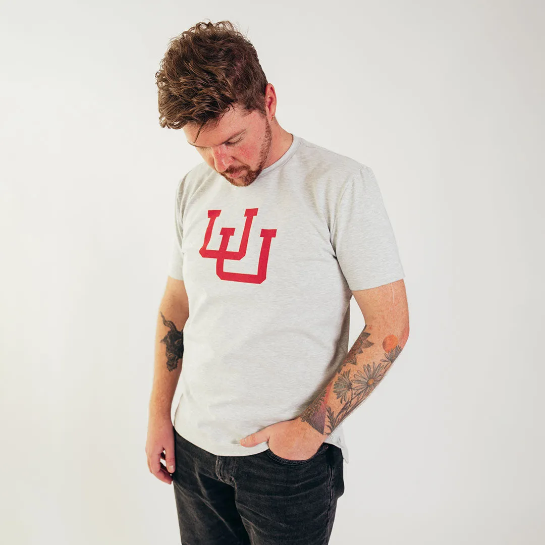 Utah Men's Classic Tee, Heather Grey quote print