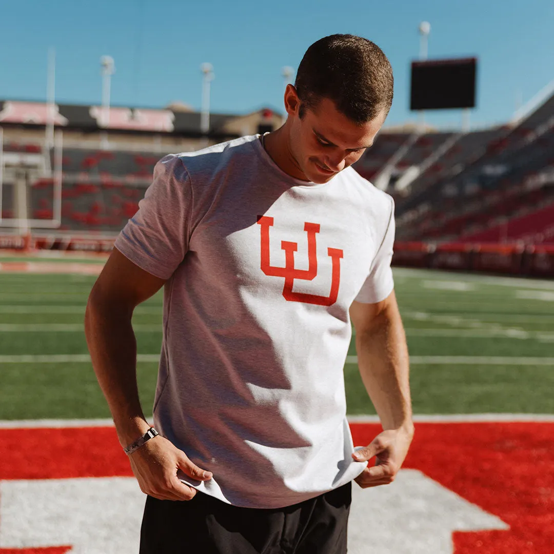 Utah Men's Classic Tee, Heather Grey quote print