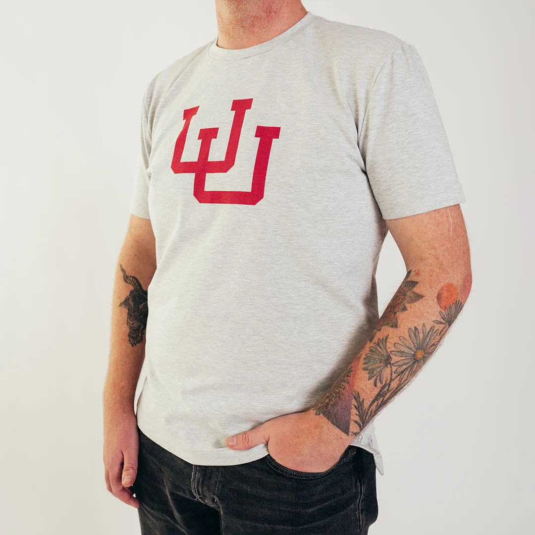 Utah Men's Classic Tee, Heather Grey quote print