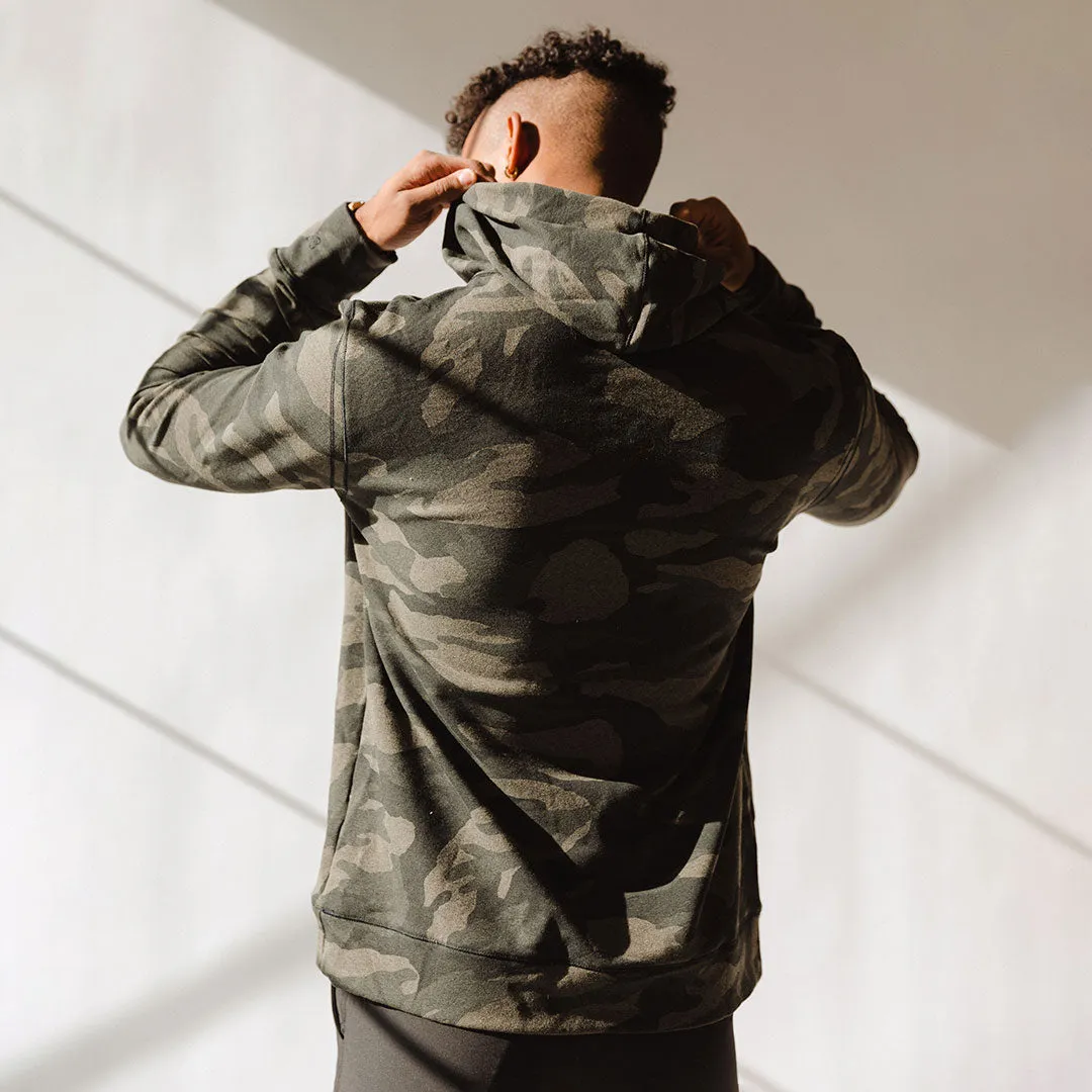 Utah Men's Hoodie, Green Camo dusk look