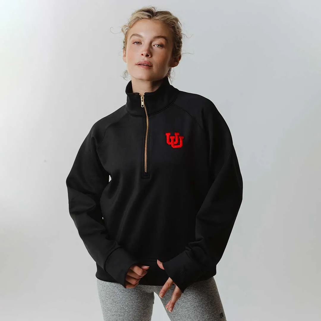 Utah Oxford Zip-Up, Black early spring