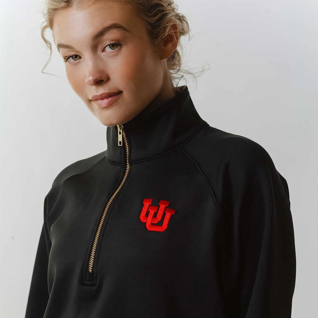 Utah Oxford Zip-Up, Black early spring