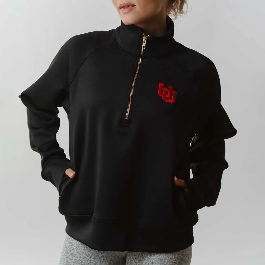 Utah Oxford Zip-Up, Black early spring